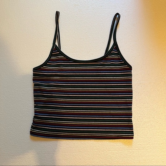 American Eagle Striped  Cami Tank Top XS - Picture 5 of 8
